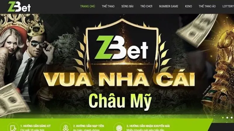 Nhà cái Zbet nổi bật là một trong những nền tảng cá cược uy tín tại khu vực Châu Mỹ
